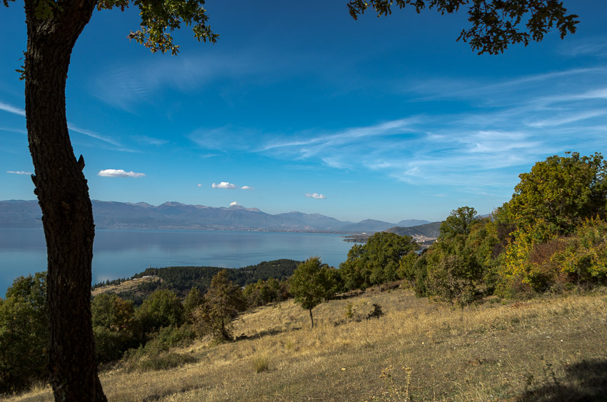 Blick über den Ohrid-See