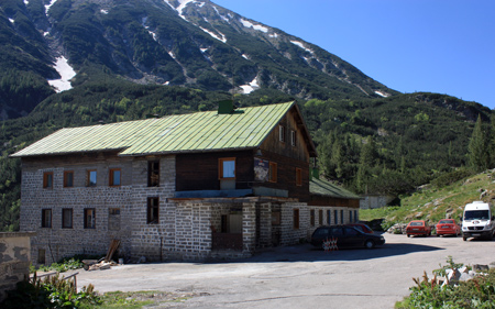 Hütte Vichren im Piringebirge, Bulgarien